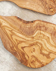 Italian Olivewood Charcuterie and Cheese Paddle Board: Small (9-11'')