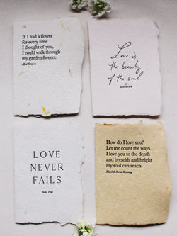 Love Quote Cards - I