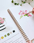 Bouquets watercolor workbook