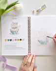 Spring watercolor workbook