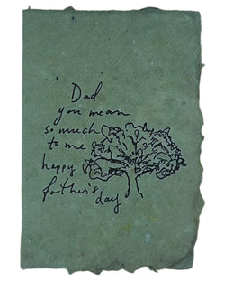 Dad you mean so much to me card