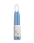 Beeswax Taper Candles – Dripless & Handmade in USA: Sky Blue / 8"