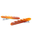 Baguette Alligator Hair Clip Set