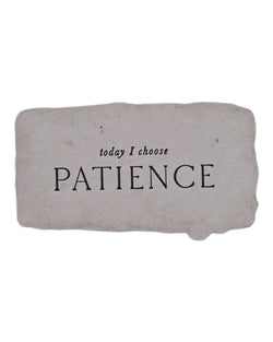 today I choose patience intention card