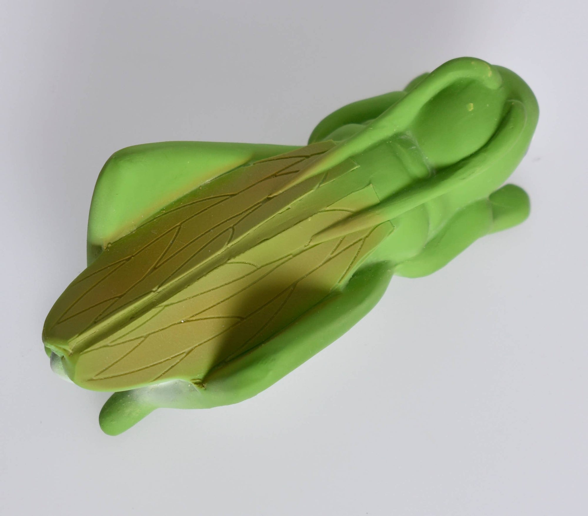 Grasshopper Natural Rubber Teether, Rattle &amp; Bath Toy