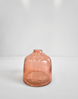 Bella Handblown Hammered Bud Vase: Blush