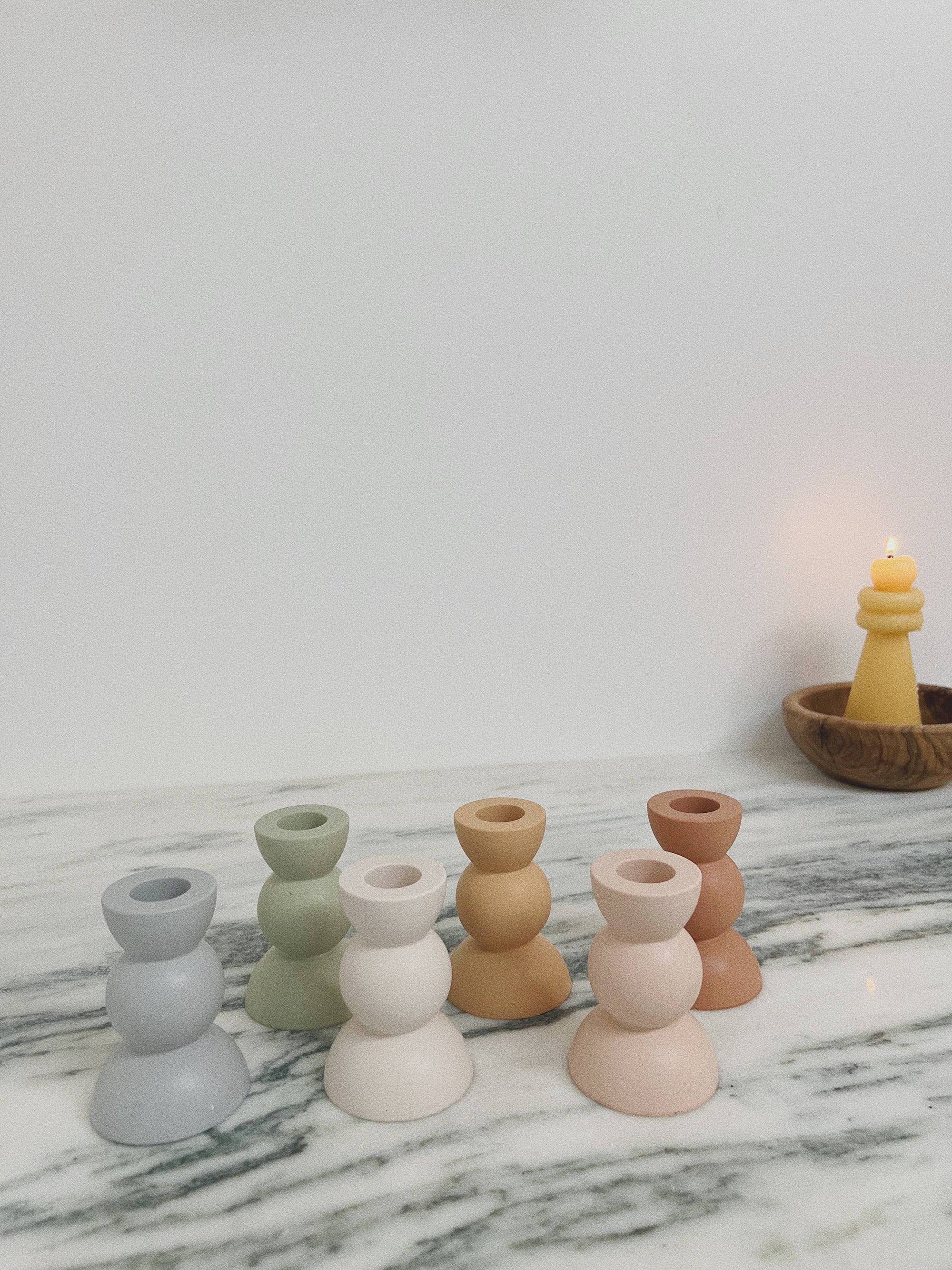 Bauble candle holder no. 1: Blush