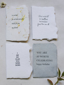 Birthday Cards - Thoughtful Words