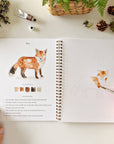 Woodland watercolor workbook