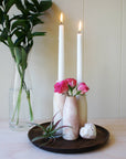 Natural Candleholder Vases: Small 5 inches