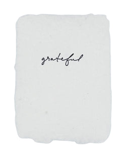 grateful note card