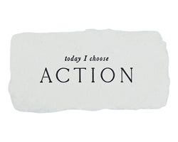 today I choose action intention card