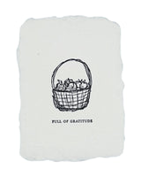 basket full of gratitude note card