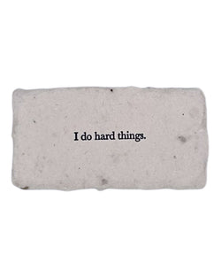 I do hard things affirmation card