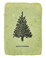 merry christmas tree petite note card