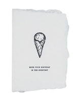 ice cream cone sweetest birthday card