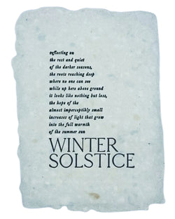 winter solstice note card