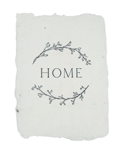 home with branches art print