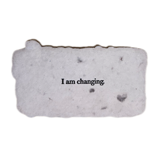 I am changing affirmation card