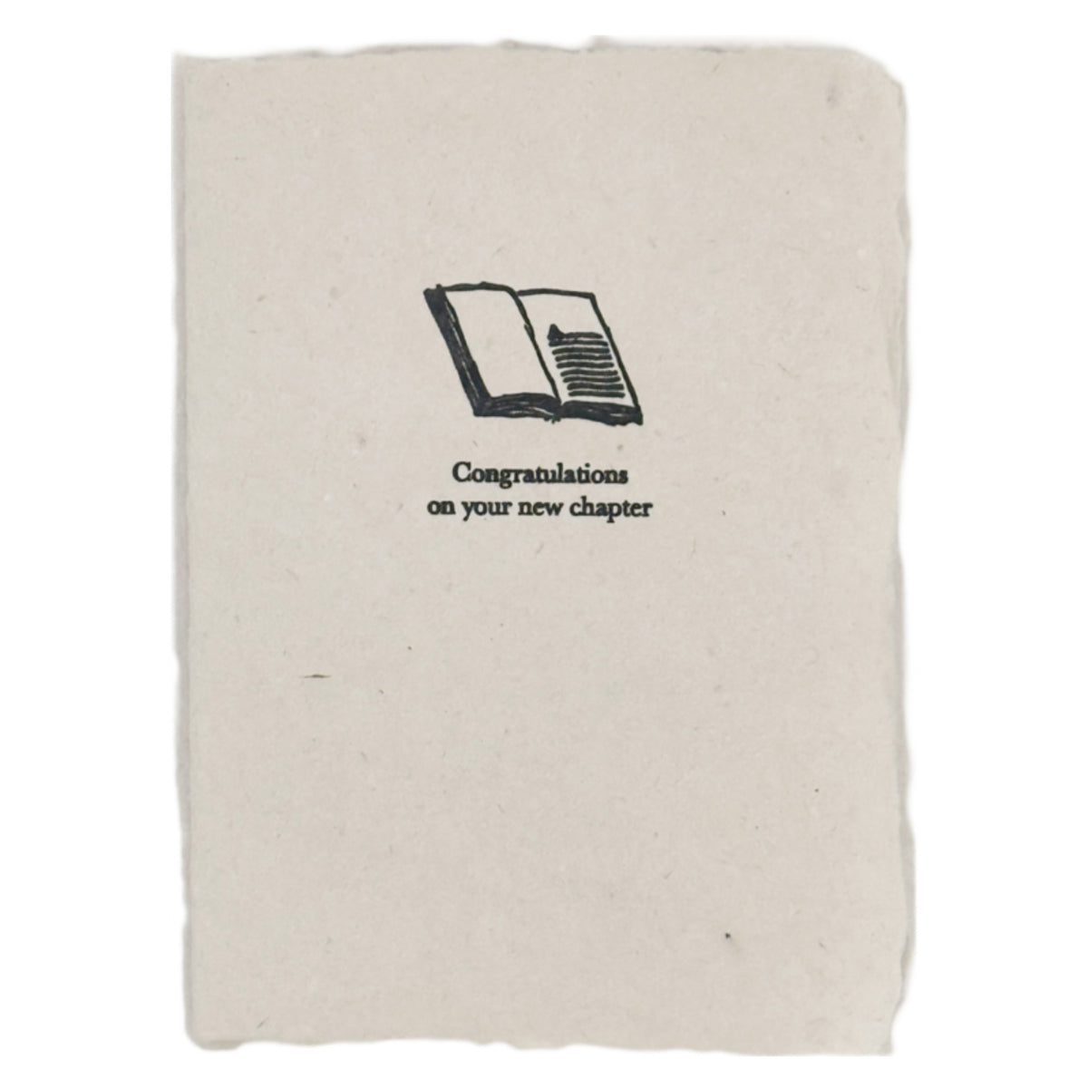 NEW! Congratulations on Your New Chapter Book Card