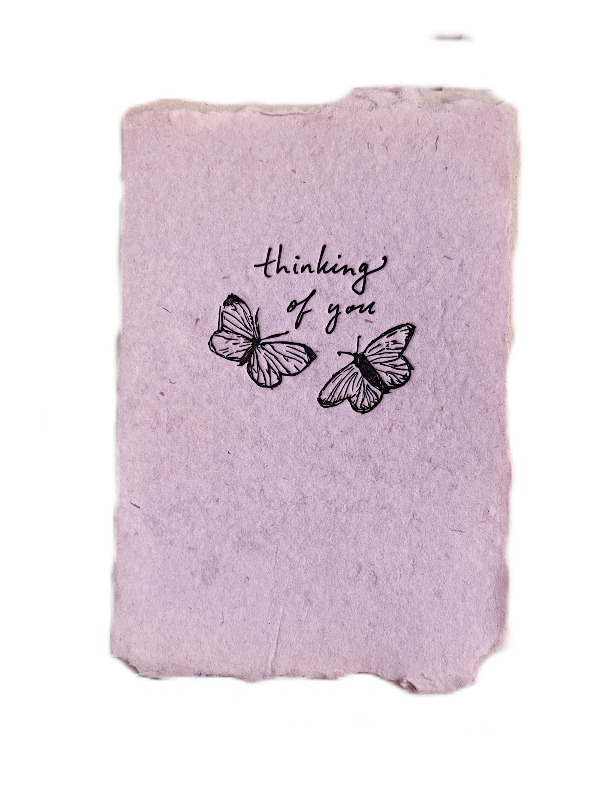 thinking of you butterflies card
