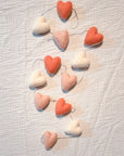 Wool Felt Heart Garland