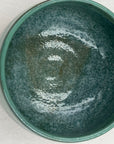 Yamasei Japanese Matcha Bowl - Blue/Green Gloss