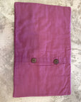 Botanically Dyed Quilted Patchwork Handloom Organic Cotton Pillow Cover 12x20