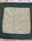 Botanically Dyed Quilted Patchwork Handloom Organic Cotton Pillow Cover Dove
