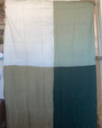 Botanically Dyed Quilted Patchwork Handloom Organic Cotton Quilt