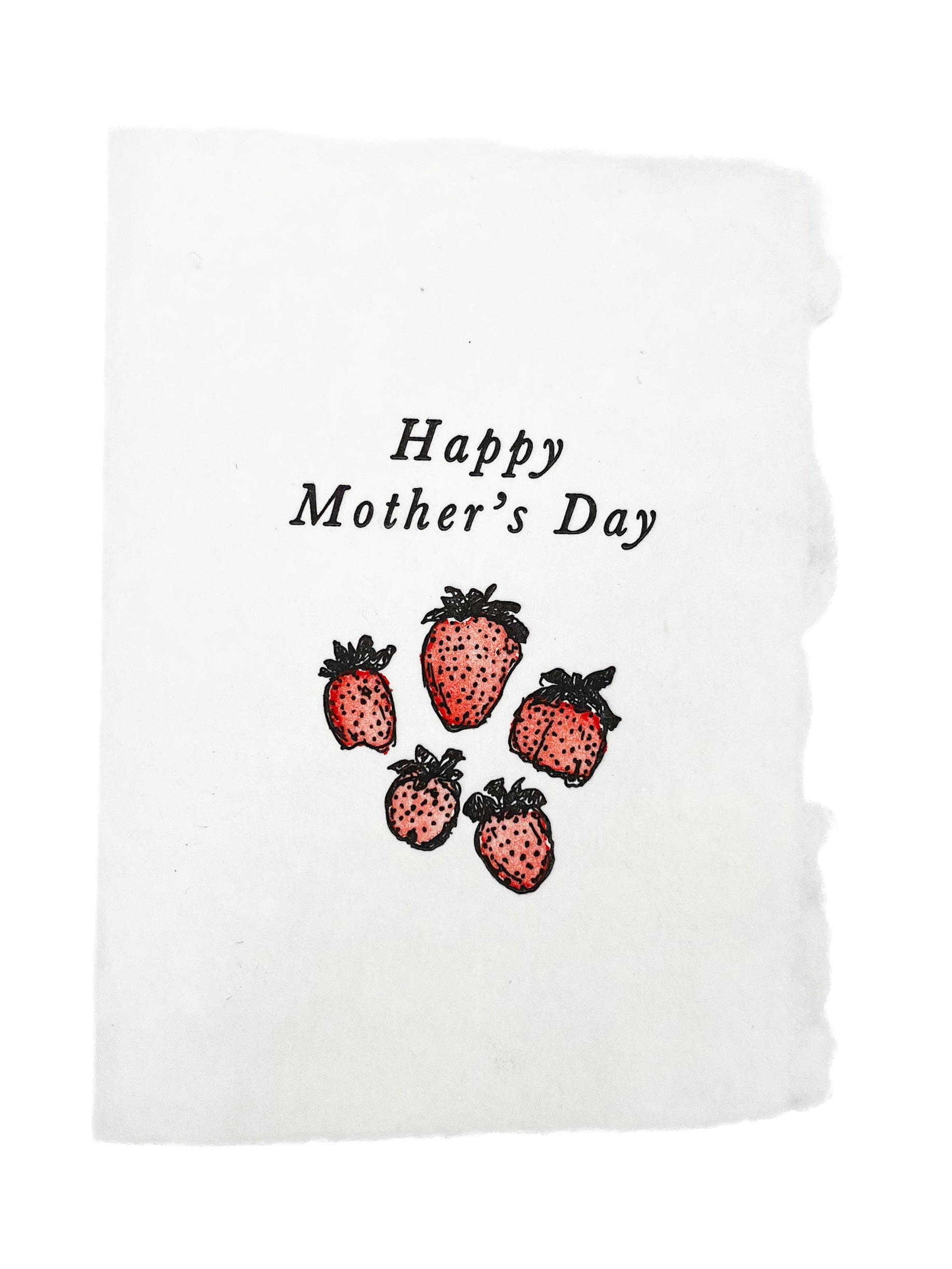 Happy Mother&#39;s Day bunch of strawberries