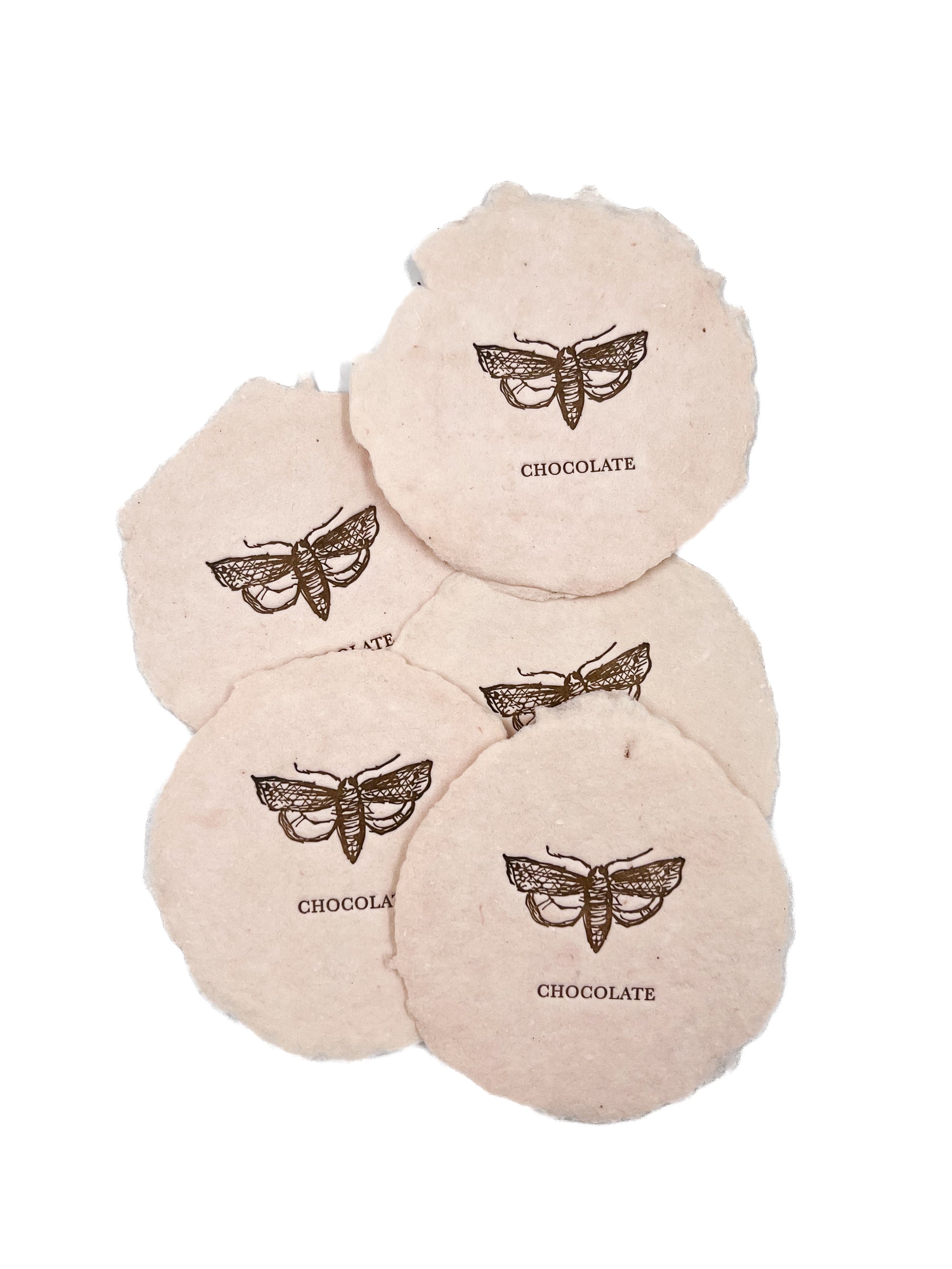 Blush 3x4 Handmade Paper with Custom Letterpress
