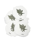 White 4x8 Handmade Paper with Custom Letterpress