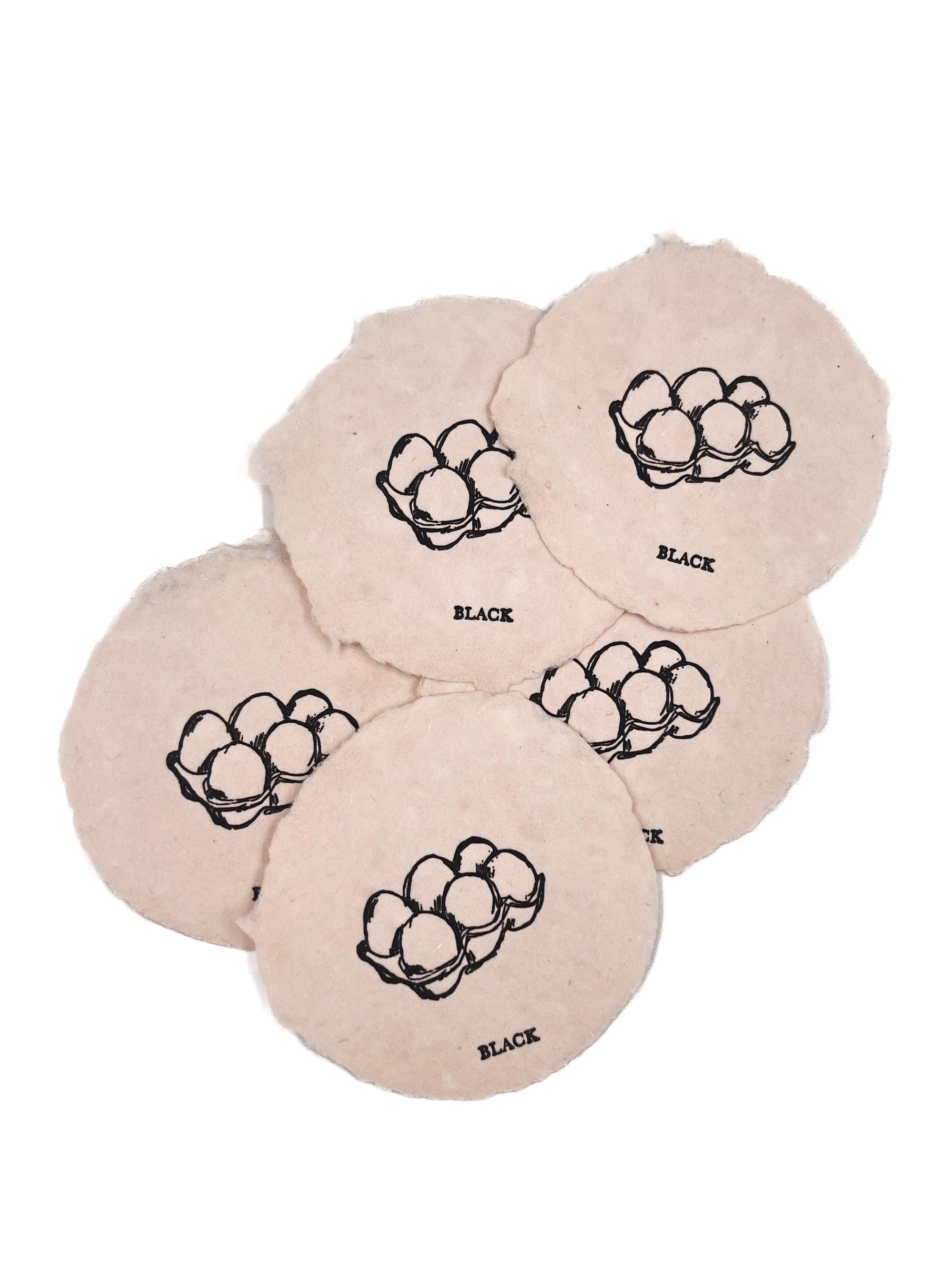 Blush 3x4 Handmade Paper with Custom Letterpress
