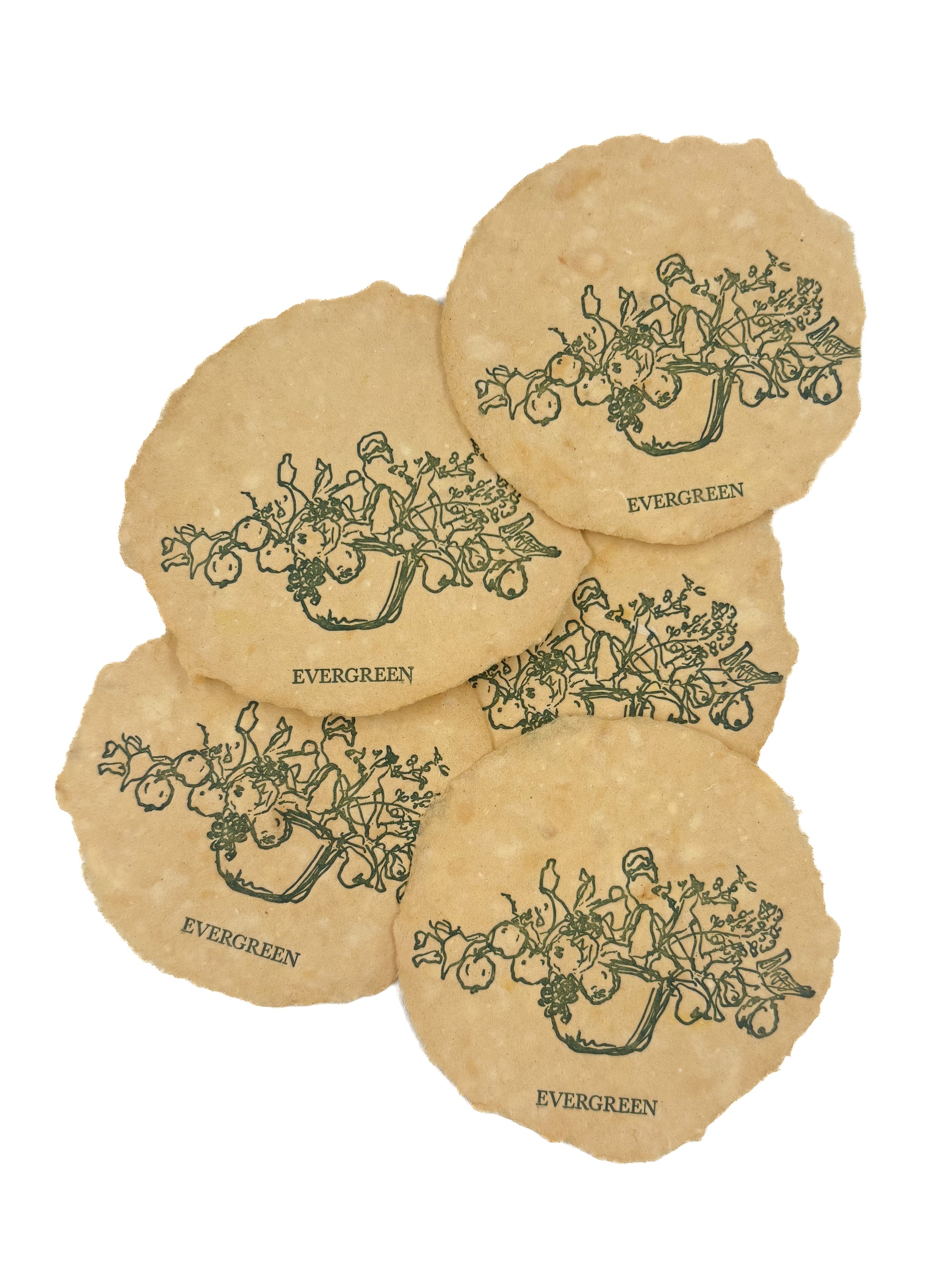 Honey 2x4 Handmade Paper with Custom Letterpress