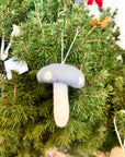 Hand-Felted Mushroom Christmas Ornaments