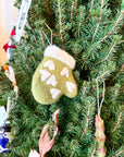 Hand-Felted Mitten Christmas Ornament Sets