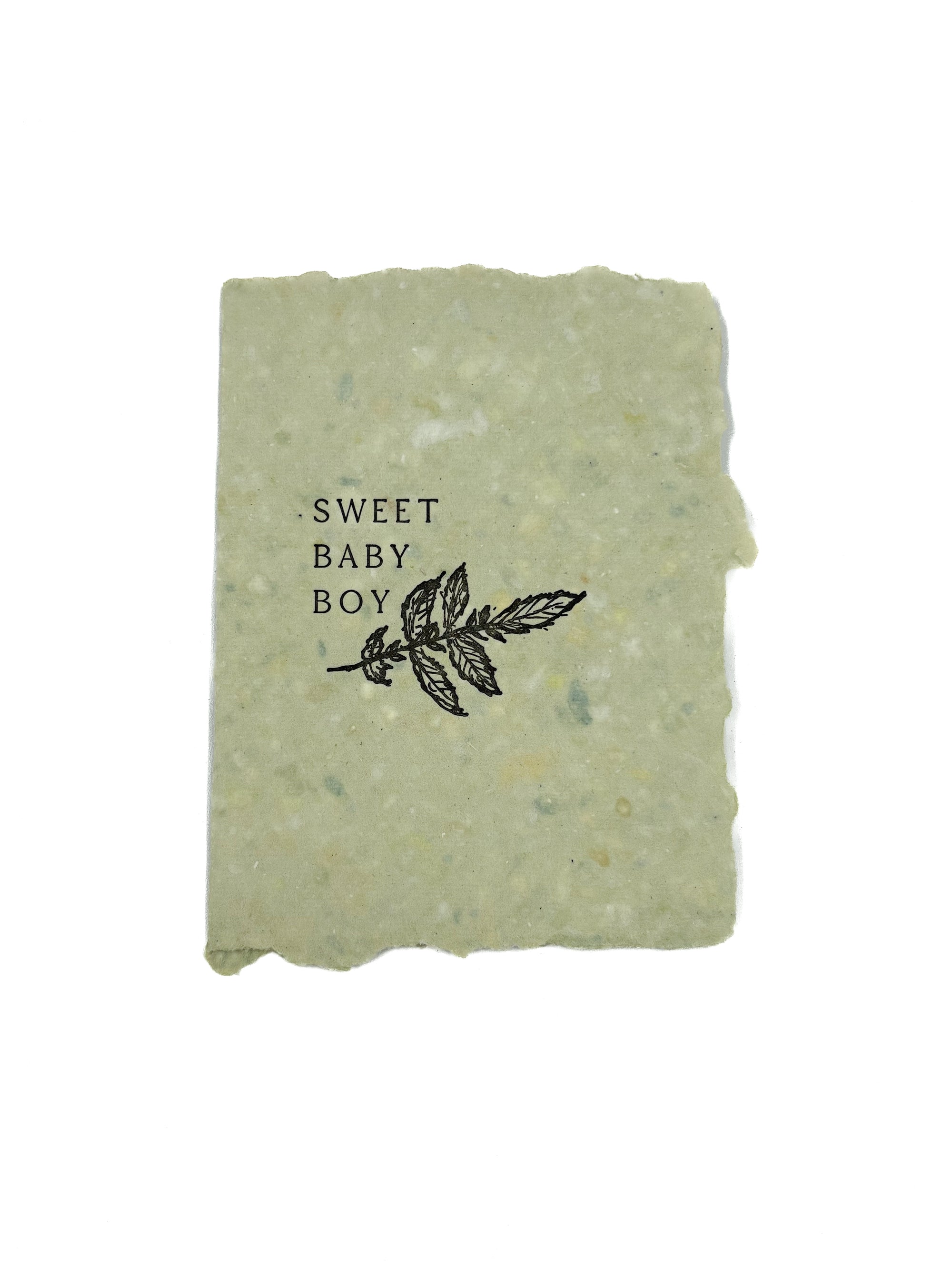 sweet baby boy card