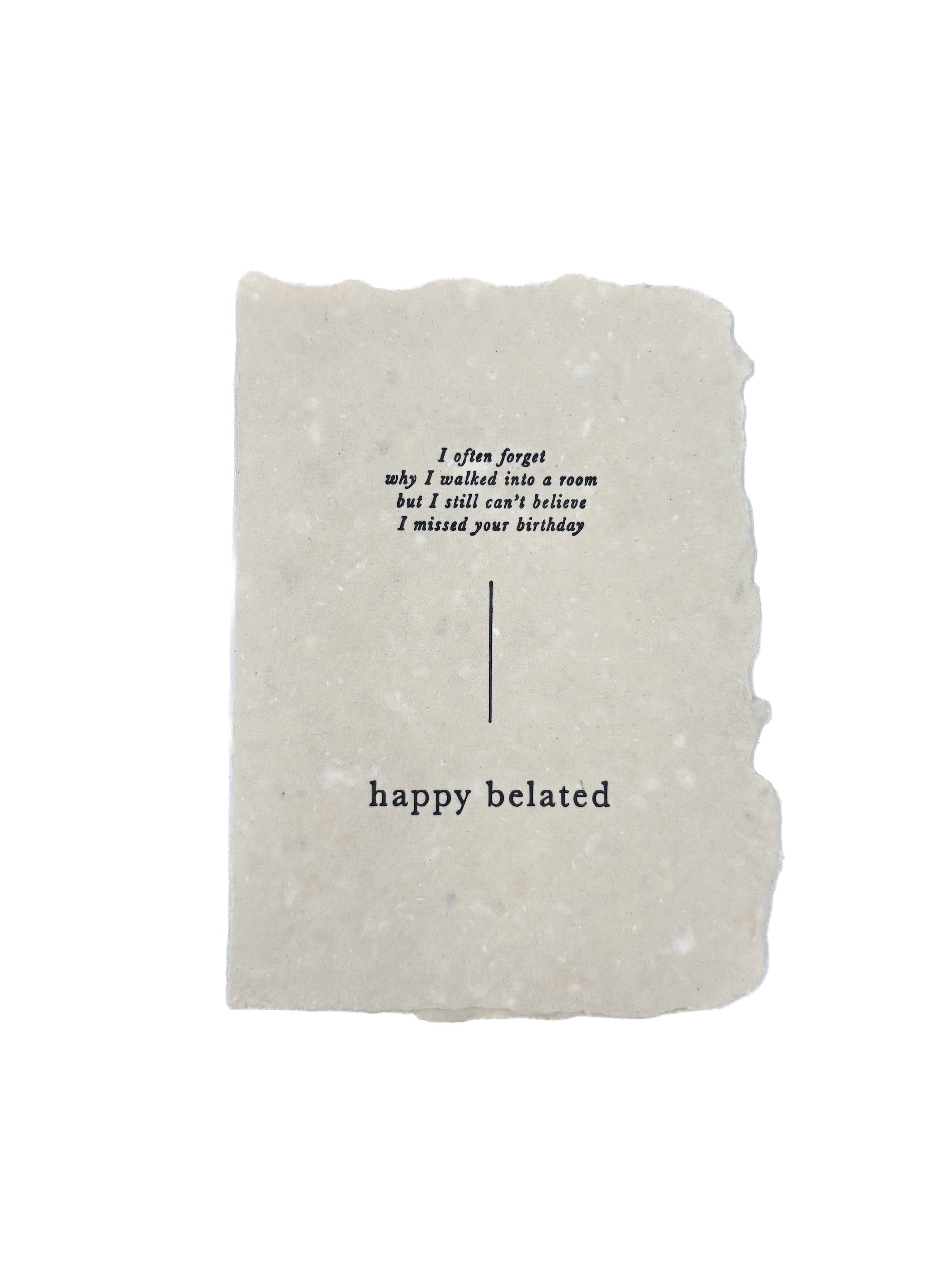 happy belated birthday card