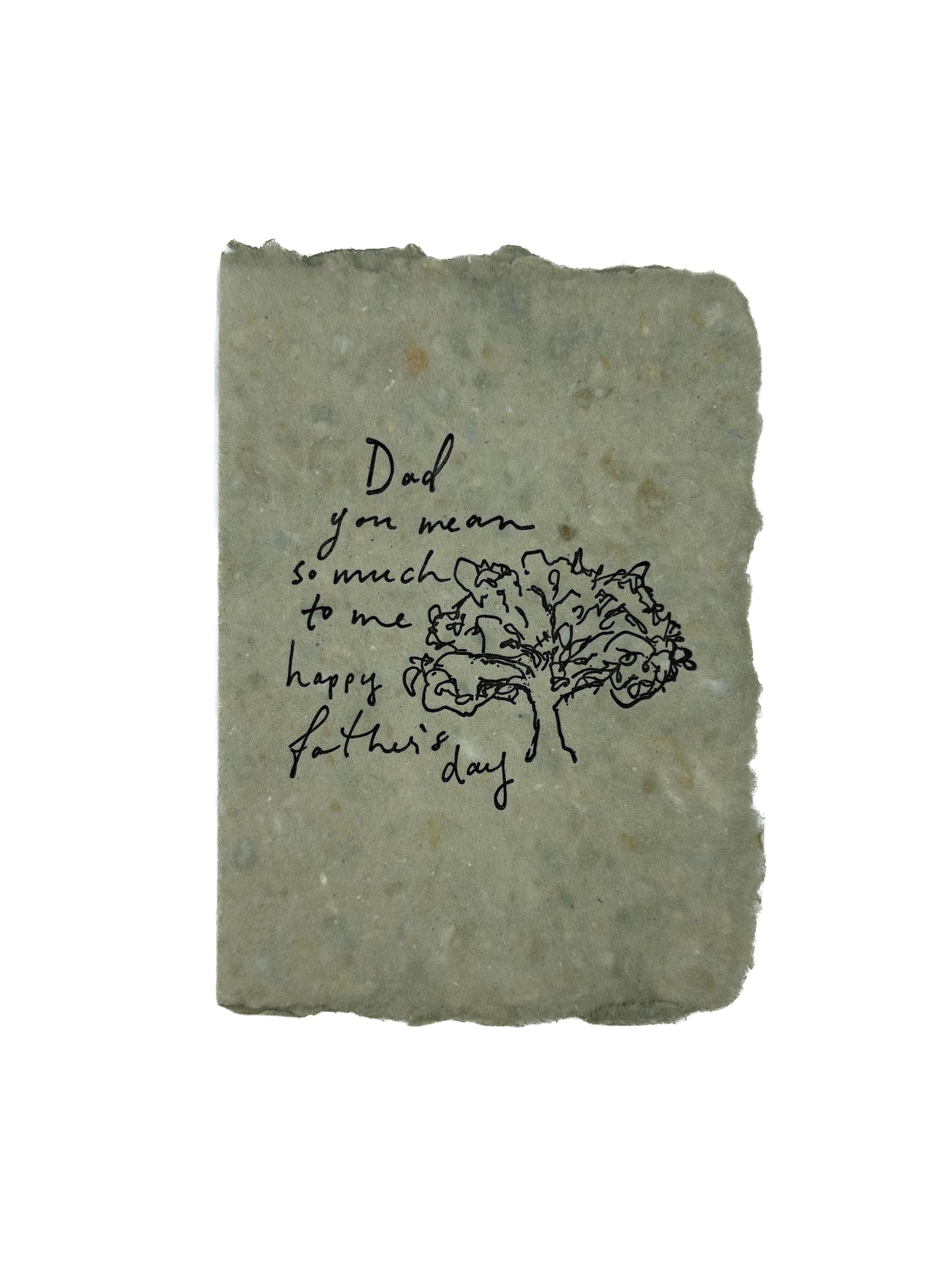 Dad you mean so much to me card