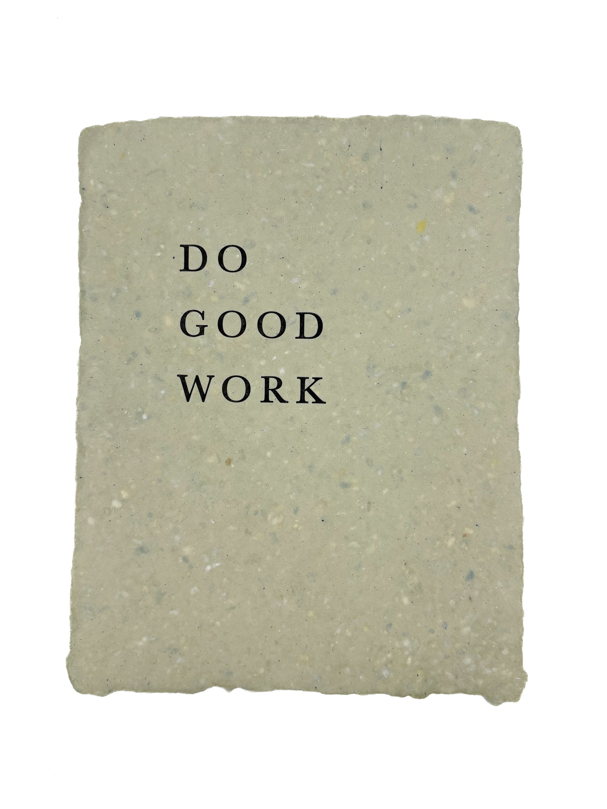 do good work art print