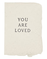 you are loved card