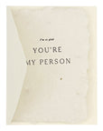 you're my person card