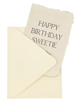 happy birthday sweetie card