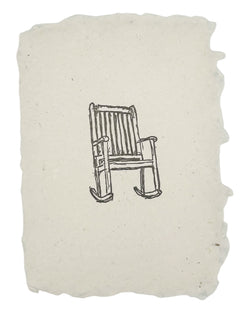 rocking chair art print