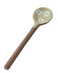 Small Ceramic Flower Spoon