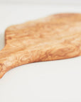 Italian Olivewood Charcuterie and Cheese Paddle Board: Small (9-11'')