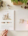 Woodland watercolor workbook