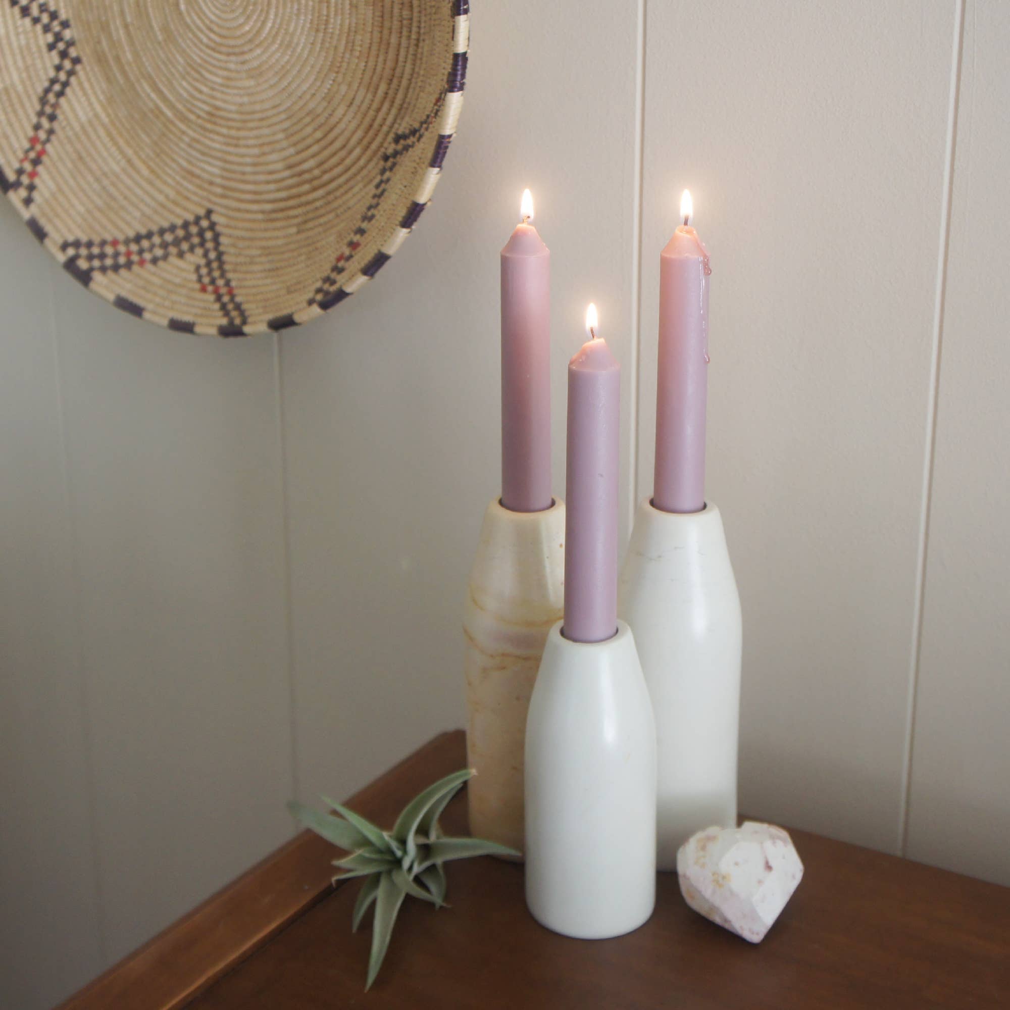 Natural Candleholder Vases: Small 5 inches