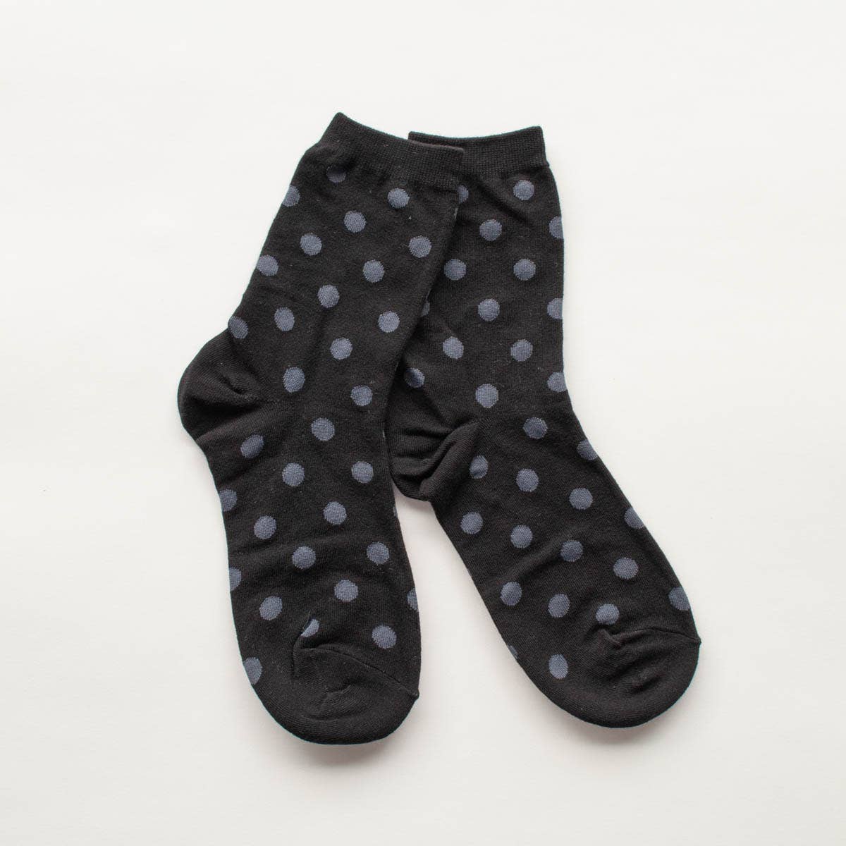 Polka Dots Casual Socks: Mauve